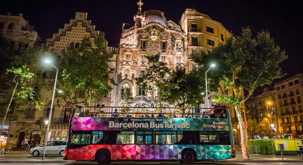 Barcelone Night Tour Bus